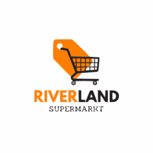Der Firmenname ist Riverland Supermarkt