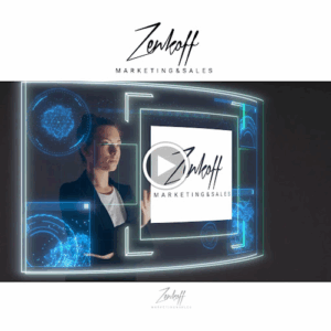 Der Firmenname ist Zenkoff Marketing & Sales